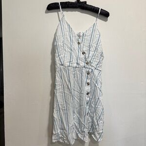 Striped Button-Down Women’s dress